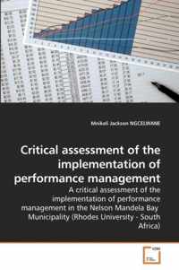 Critical assessment of the implementation of performance management