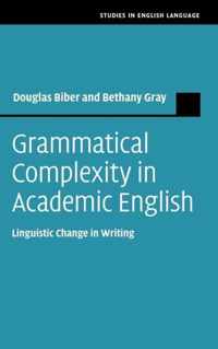 Grammatical Complexity in Academic English