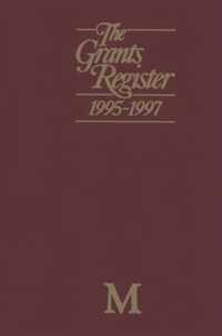 The Grants Register 1995-1997