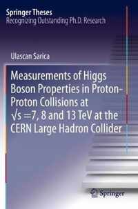 Measurements of Higgs Boson Properties in Proton Proton Collisions at s 7 8 a