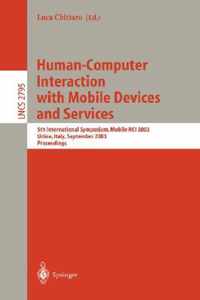 Human-Computer Interaction with Mobile Devices and Services