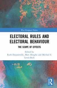 Electoral Rules and Electoral Behaviour