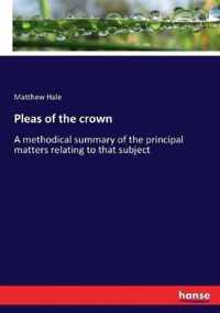 Pleas of the crown