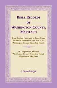 Bible Records of Washington County, Maryland