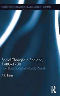 Social Thought in England, 1480-1730