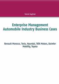 Enterprise Management Automobile Industry Business Cases