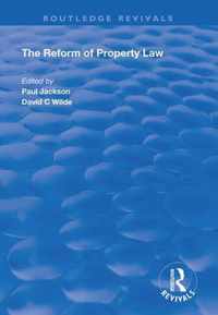 The Reform of Property Law