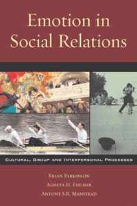 Emotion in Social Relations