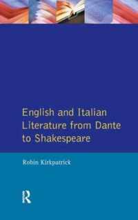 English and Italian Literature From Dante to Shakespeare