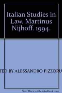 Italian Studies in Law