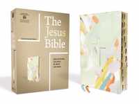 The Jesus Bible Artist Edition, ESV, Leathersoft, Multi-color/Teal, Thumb Indexed