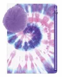 Tie Dye Pouch with Pompom