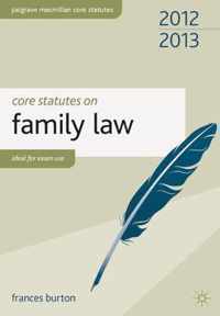 Core Statutes on Family Law