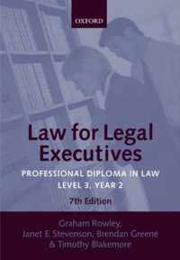 Law for Legal Executives