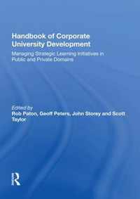 Handbook of Corporate University Development