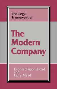 The Legal Framework of the Modern Company