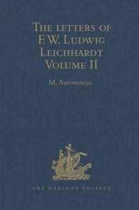 The Letters of F.W. Ludwig Leichhardt