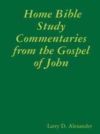 Home Bible Study Commentaries from the Gospel of John