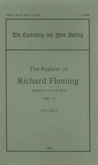 Register Of Richard Fleming, Bishop Of Lincoln, 1420-31