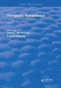 Therapeutic Hemapheresis