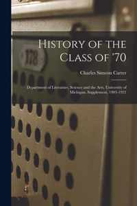 History of the Class of '70