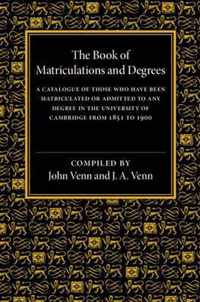 The Book of Matriculations and Degrees