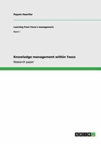 Knowledge management within Tesco