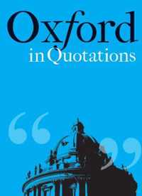 Oxford in Quotations