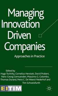 Managing Innovation Driven Companies