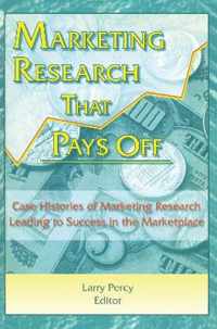 Marketing Research That Pays Off