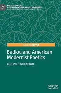 Badiou and American Modernist Poetics