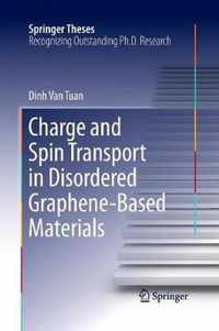 Charge and Spin Transport in Disordered Graphene-Based Materials