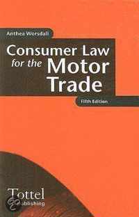 Consumer Law For The Motor Trade