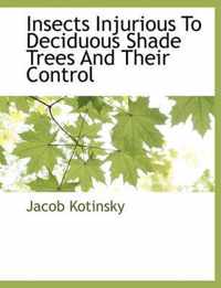 Insects Injurious to Deciduous Shade Trees and Their Control