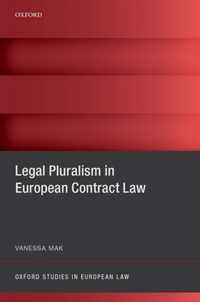 Legal Pluralism in European Contract Law