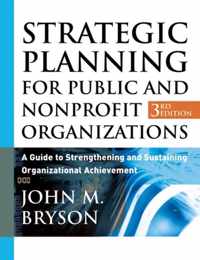 Strategic Planning For Public And Nonprofit Organizations