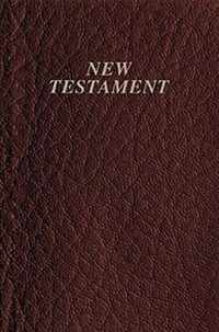 KJV, Vest Pocket New Testament, Leathersoft, Burgundy, Red Letter