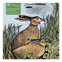 Adult Jigsaw Puzzle Angela Harding: Rathlin Hares (500 Pieces)