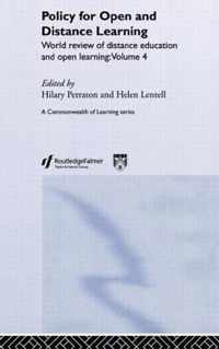 Policy for Open and Distance Learning: World Review of Distance Education and Open Learning Volume 4