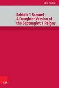 Sahidic 1 Samuel  A Daughter Version of the Septuagint 1 Reigns