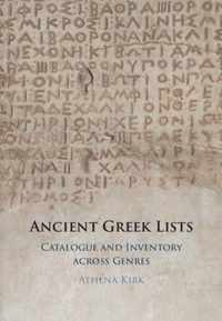 Ancient Greek Lists