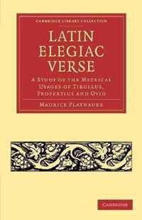 Latin Elegiac Verse