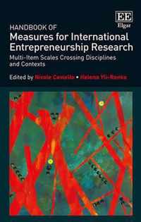 Handbook of Measures for International Entrepreneurship Research