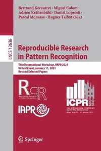 Reproducible Research in Pattern Recognition