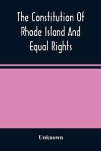 The Constitution Of Rhode Island And Equal Rights