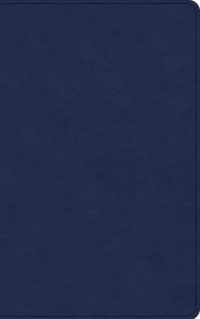 KJV Single-Column Personal Size Bible, Navy LeatherTouch