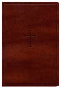 KJV Large Print Personal Size Reference Bible, Brown LeatherTouch