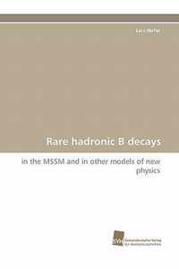 Rare Hadronic B Decays