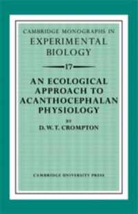 Cambridge Monographs in Experimental Biology