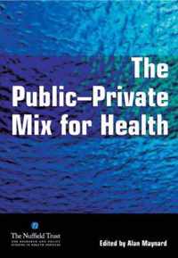 The Public Private Mix for Health